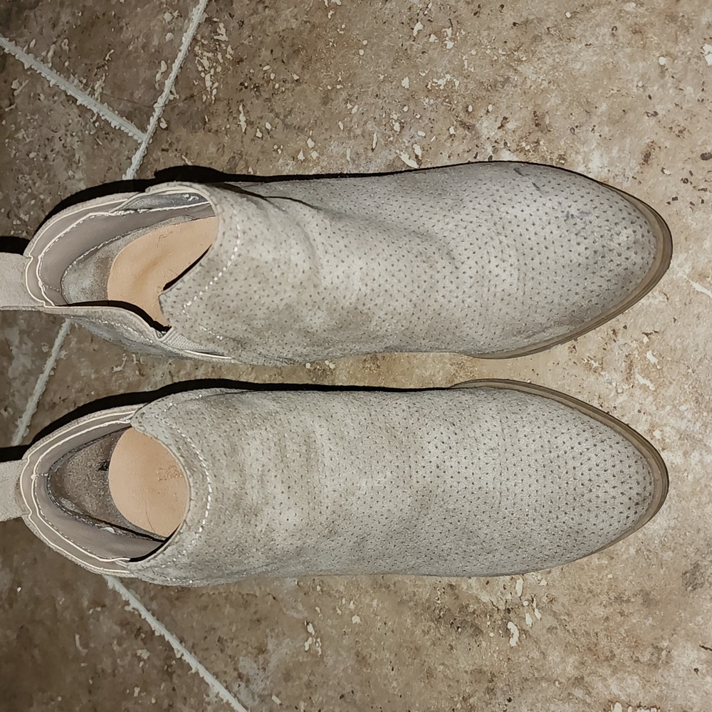 Suede booties